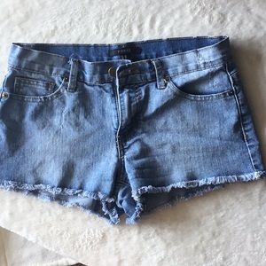 Denim shorts